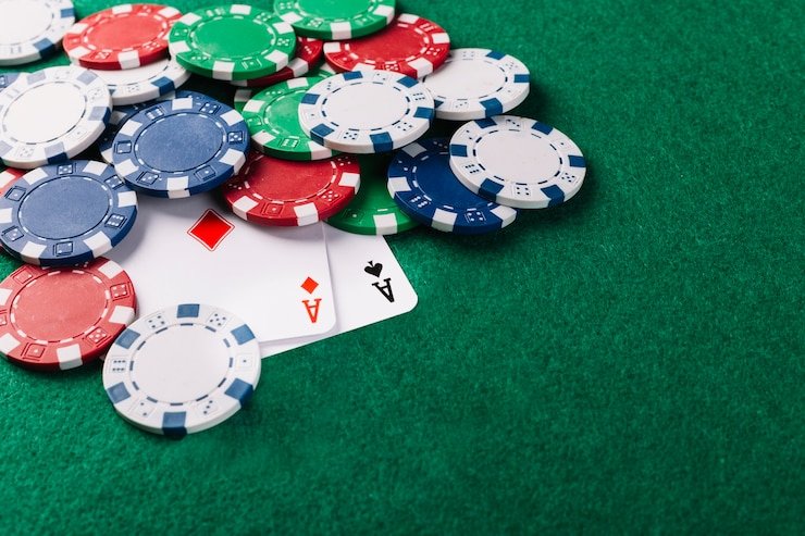 Dragon Tiger cards displayed on table with payout board